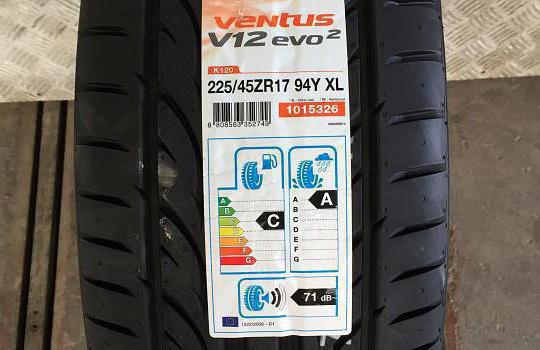 Гуми Hankook Ventus V12 evo2 K120: отзиви