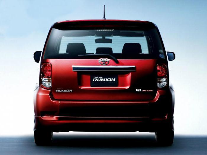 Toyota-Rumion: описание и спецификации на компактен японски миниван