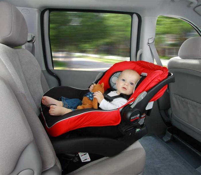 как да носите новородено в кола