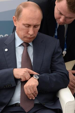 Часовници на Владимир Путин