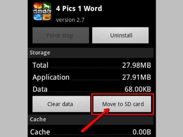 как да преместите приложения на карта с памет на Android