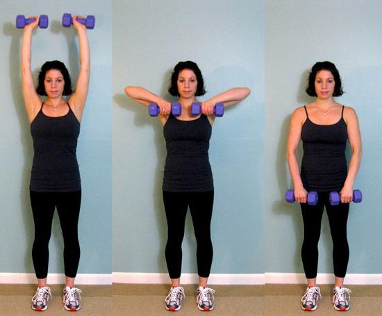  упражнения за отслабване на раменете и ръцете