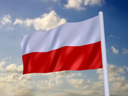 Знамето на Полша: снимка